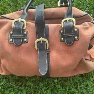 Vintage Dooney and Bourke Burnt Orange Large Purse/Bag